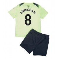 Manchester City Ilkay Gundogan #8 Fotballklær Tredjedraktsett Barn 2022-23 Kortermet (+ korte bukser)